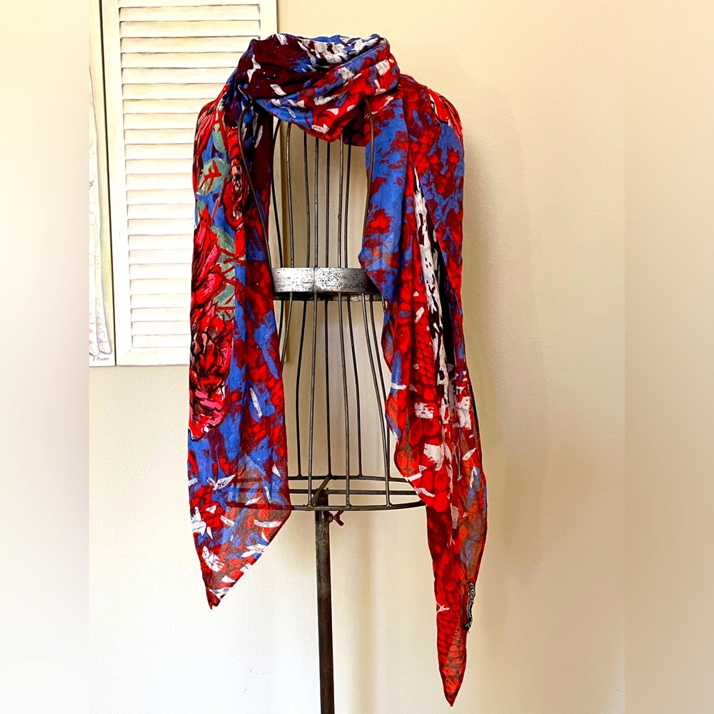 Desigual Lightweight Artsy Scarf/Wrap